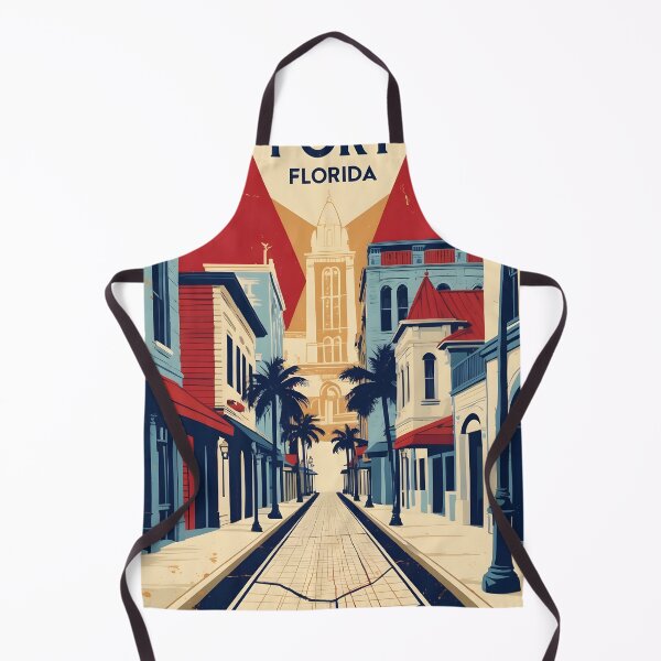 Item preview, North Port Florida 1950s USA Vintage Travel Tourism designed and sold by TravelersGems.