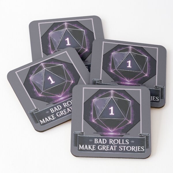 Item preview, Bad rolls make great stories - dnd designed and sold by MrHide.