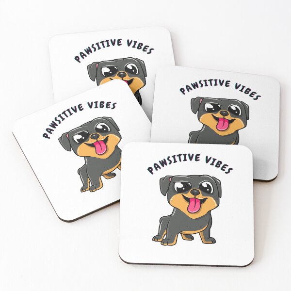 Item preview, CUTE PAWSITIVE VIBES CARTOON DOG T-SHIRT designed and sold by CholarCrafts.