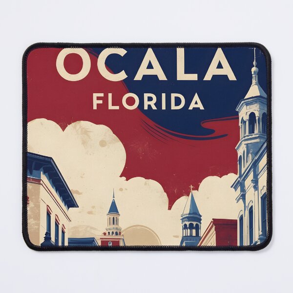 Item preview, Ocala Florida 1950s USA Vintage Travel Tourism designed and sold by TravelersGems.