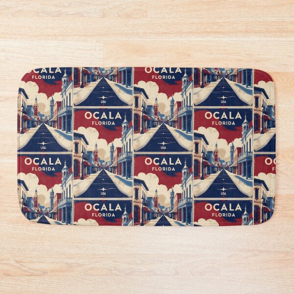 Item preview, Ocala Florida 1950s USA Vintage Travel Tourism designed and sold by TravelersGems.