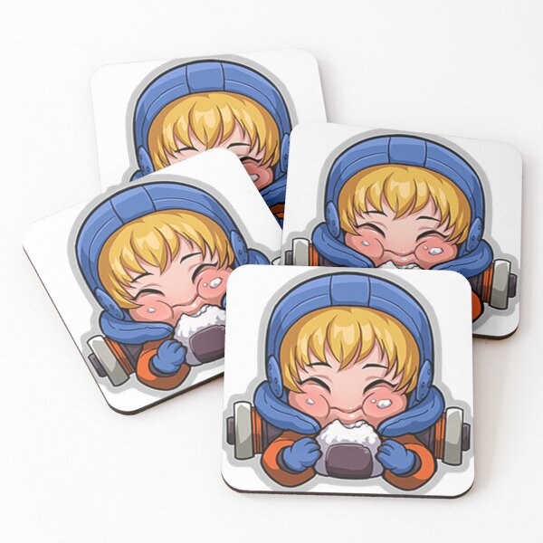Item preview, Wattson Apex Legends Onigiri Sticker designed and sold by Coffee-Shoppe.