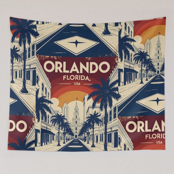 Item preview, Orlando Florida 1950s USA Vintage Travel Tourism designed and sold by TravelersGems.