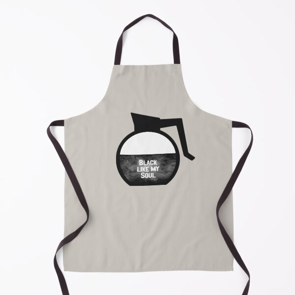 Item preview, Black Like My Soul – Retro Diner Coffee Pot Design, Black coffee lover designed and sold by FLAM-E.