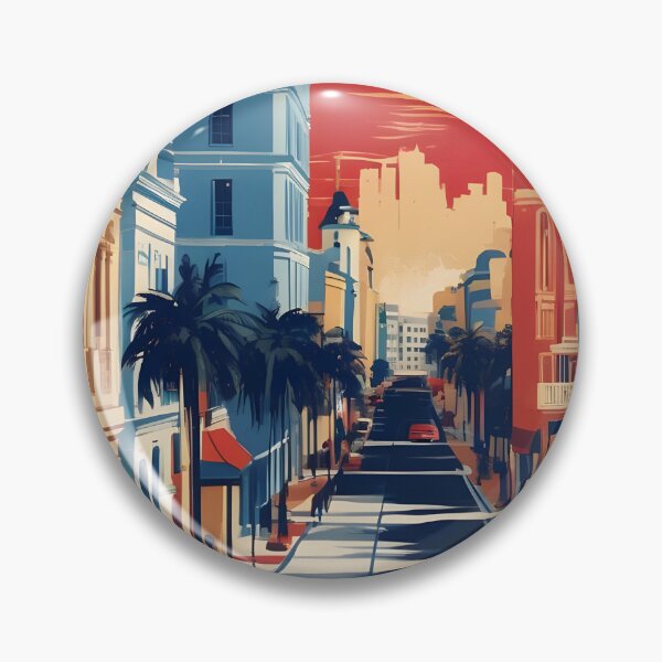 Item preview, Palm Bay Florida 1950s USA Vintage Travel Tourism designed and sold by TravelersGems.