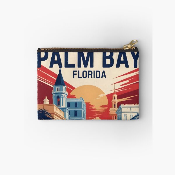 Item preview, Palm Bay Florida 1950s USA Vintage Travel Tourism designed and sold by TravelersGems.