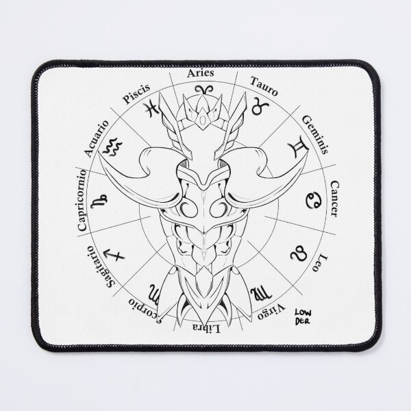 Item preview, Aries Zodiac Warrior Armor Line Art – Mythical Design designed and sold by lowder.