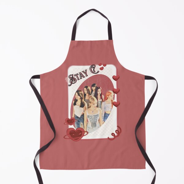 Item preview, Stay C Kpop Girl Group Card Red Aesthetic Collage Design designed and sold by AJUNICE STUDIO.