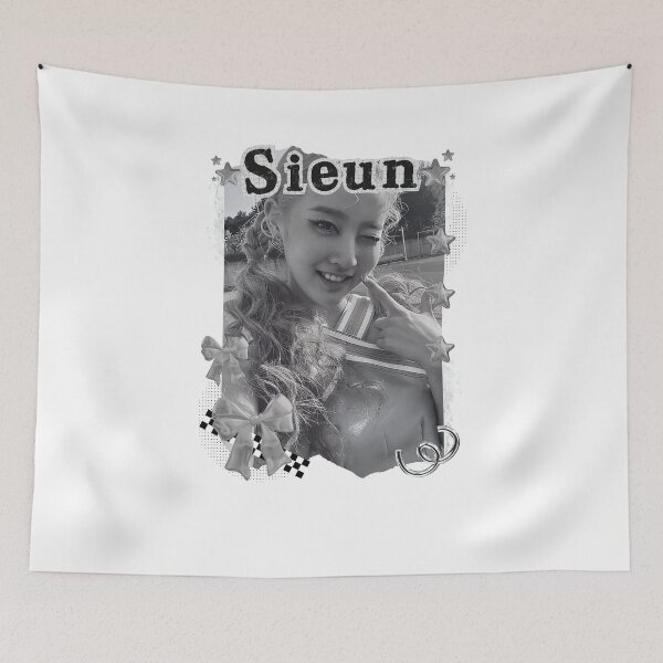 Item preview, Stay C Sieun Kpop Girl Group Black and White Collage Design designed and sold by AJUNICE STUDIO.