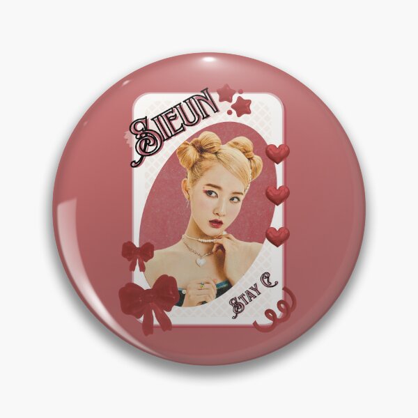 Item preview, Stay C Sieun Kpop Girl Group Card Red Aesthetic Collage Design designed and sold by AJUNICE STUDIO.