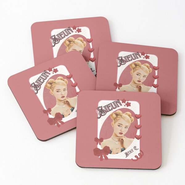 Item preview, Stay C Sieun Kpop Girl Group Card Red Aesthetic Collage Design designed and sold by AJUNICE STUDIO.