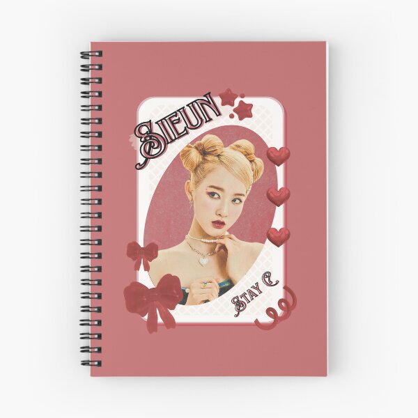 Item preview, Stay C Sieun Kpop Girl Group Card Red Aesthetic Collage Design designed and sold by AJUNICE STUDIO.