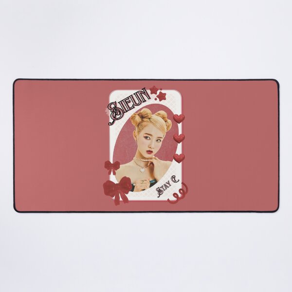 Item preview, Stay C Sieun Kpop Girl Group Card Red Aesthetic Collage Design designed and sold by AJUNICE STUDIO.