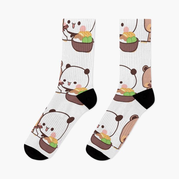 Item preview, Bubu Dudu Eating Together Panda And Brownie Bear True Love Couple 2026 designed and sold by OceanLiveArts.