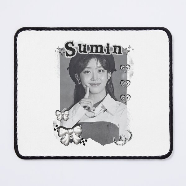 Item preview, Stay C Sumin Kpop Girl Group Black and White Collage Design designed and sold by AJUNICE STUDIO.