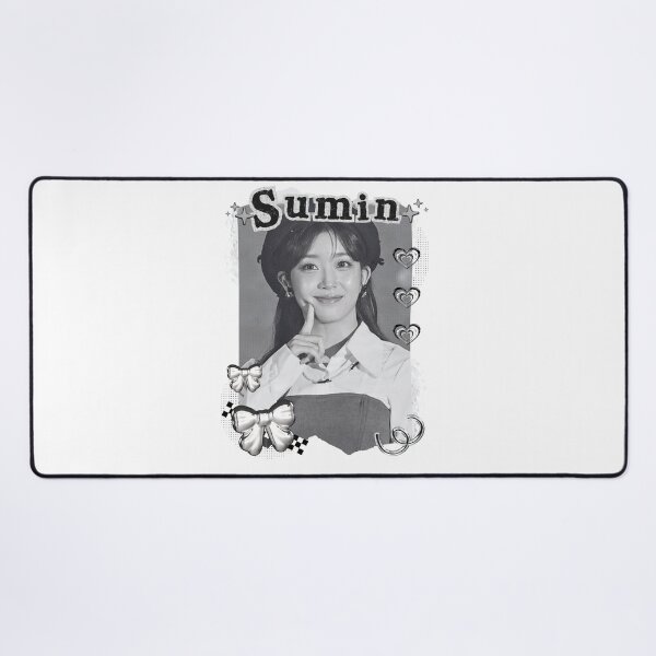 Item preview, Stay C Sumin Kpop Girl Group Black and White Collage Design designed and sold by AJUNICE STUDIO.