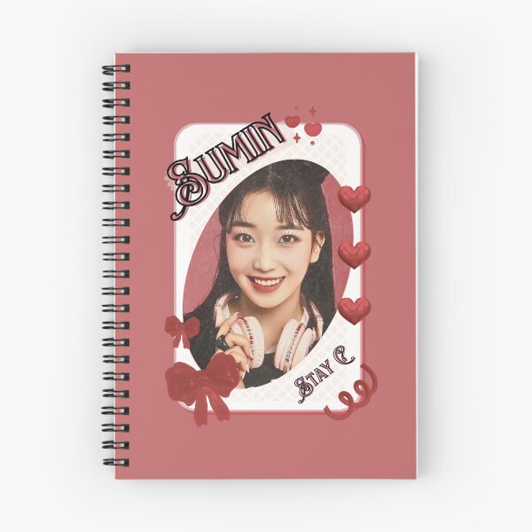 Item preview, Stay C Sumin Kpop Girl Group Card Red Aesthetic Collage Design designed and sold by AJUNICE STUDIO.