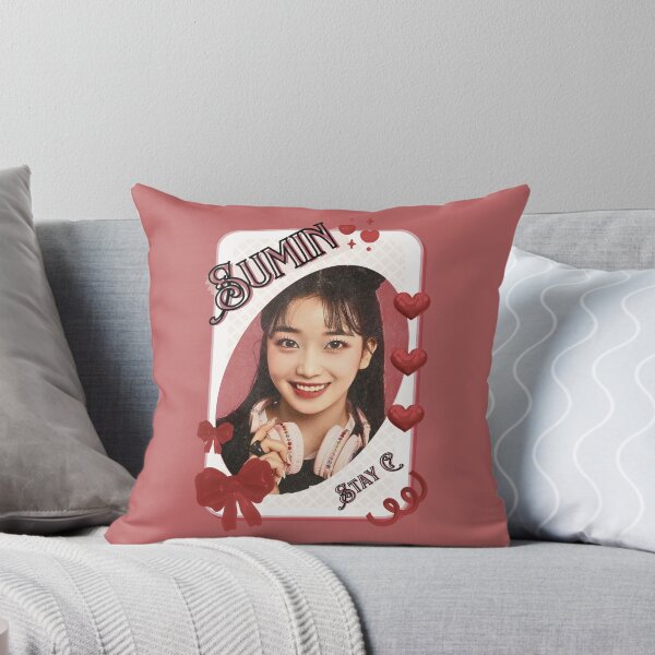 Item preview, Stay C Sumin Kpop Girl Group Card Red Aesthetic Collage Design designed and sold by AJUNICE STUDIO.