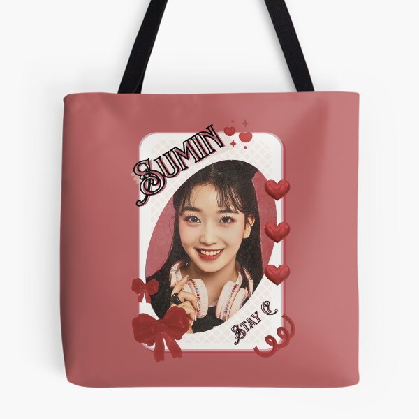 Item preview, Stay C Sumin Kpop Girl Group Card Red Aesthetic Collage Design designed and sold by AJUNICE STUDIO.