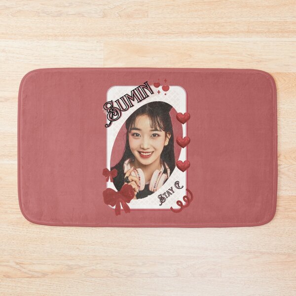Item preview, Stay C Sumin Kpop Girl Group Card Red Aesthetic Collage Design designed and sold by AJUNICE STUDIO.