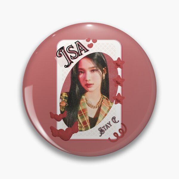 Item preview, Stay C Isa Kpop Girl Group Card Red Aesthetic Collage Design designed and sold by AJUNICE STUDIO.