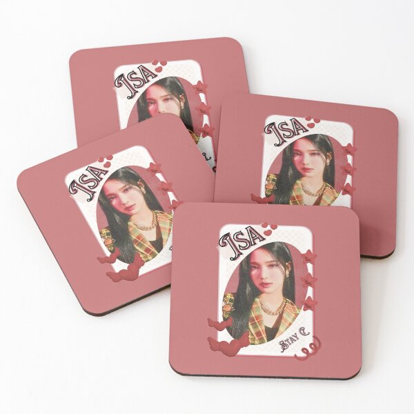 Item preview, Stay C Isa Kpop Girl Group Card Red Aesthetic Collage Design designed and sold by AJUNICE STUDIO.
