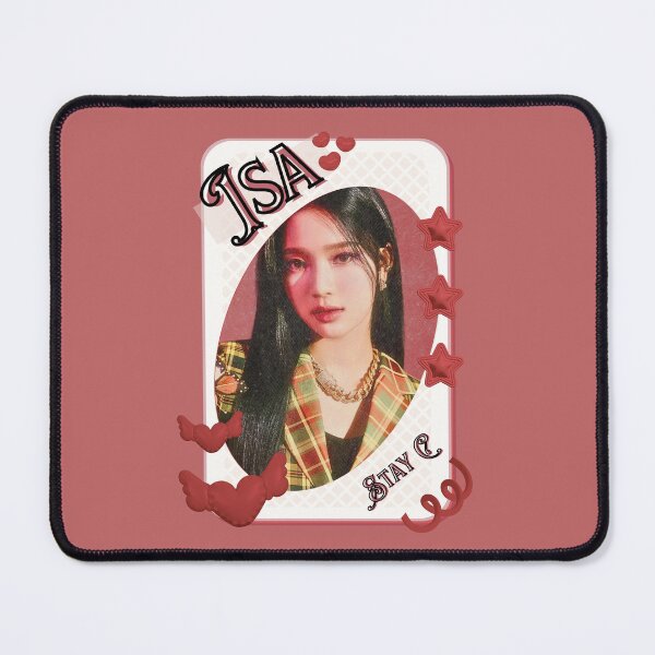 Item preview, Stay C Isa Kpop Girl Group Card Red Aesthetic Collage Design designed and sold by AJUNICE STUDIO.