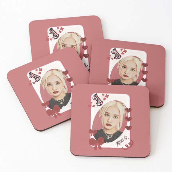 Item preview, Stay C J Kpop Girl Group Card Red Aesthetic Collage Design designed and sold by AJUNICE STUDIO.