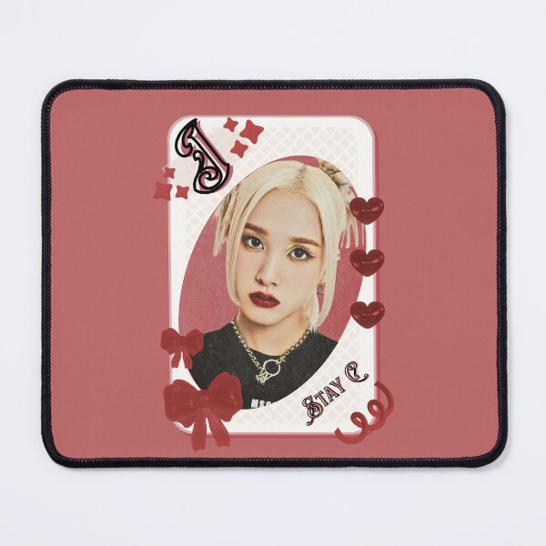 Item preview, Stay C J Kpop Girl Group Card Red Aesthetic Collage Design designed and sold by AJUNICE STUDIO.