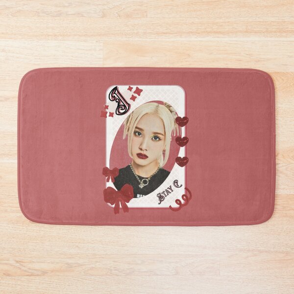 Item preview, Stay C J Kpop Girl Group Card Red Aesthetic Collage Design designed and sold by AJUNICE STUDIO.