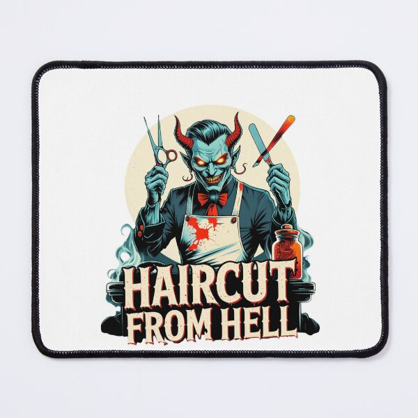 Item preview, Haircut From Hell Halloween Scary Haircut Barber Hair Stylist designed and sold by ILLdex.