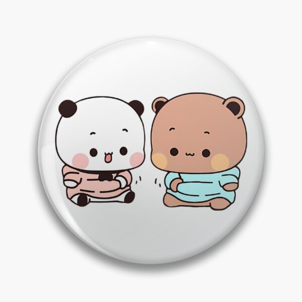 Artikelvorschau, Bubu Dudu wird dicker Panda und Brownie-Bär, wahres Liebespaar 2026 entworfen und verkauft von OceanLiveArts.