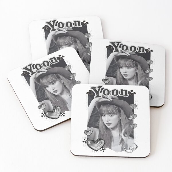 Item preview, Stay C Yoon Kpop Girl Group Black and White Collage Design designed and sold by AJUNICE STUDIO.