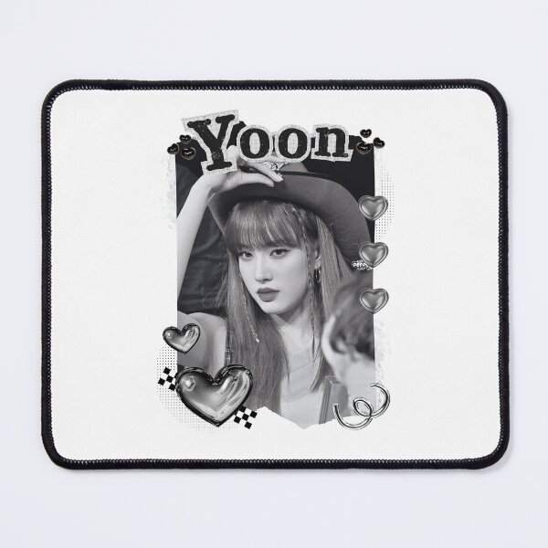 Item preview, Stay C Yoon Kpop Girl Group Black and White Collage Design designed and sold by AJUNICE STUDIO.