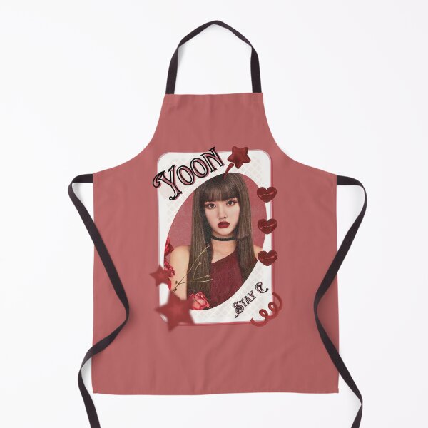 Item preview, Stay C Yoon Kpop Girl Group Card Red Aesthetic Collage Design designed and sold by AJUNICE STUDIO.