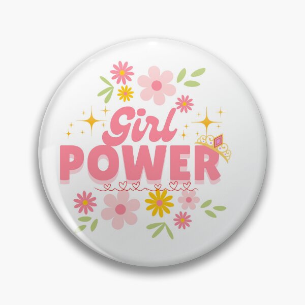 Item preview, GIRL POWER - FLORAL EMPOWERMENT DESIGN designed and sold by CholarCrafts.