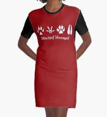 Mischief Managed Graphic T-Shirt Dress