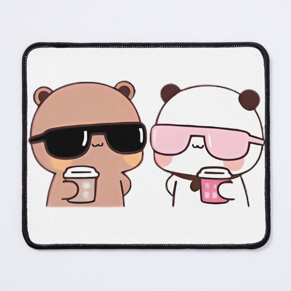 Item preview, Bubu Dudu Wearing Sun Glasses Panda And Brownie Bear True Love Couple 2026 designed and sold by OceanLiveArts.
