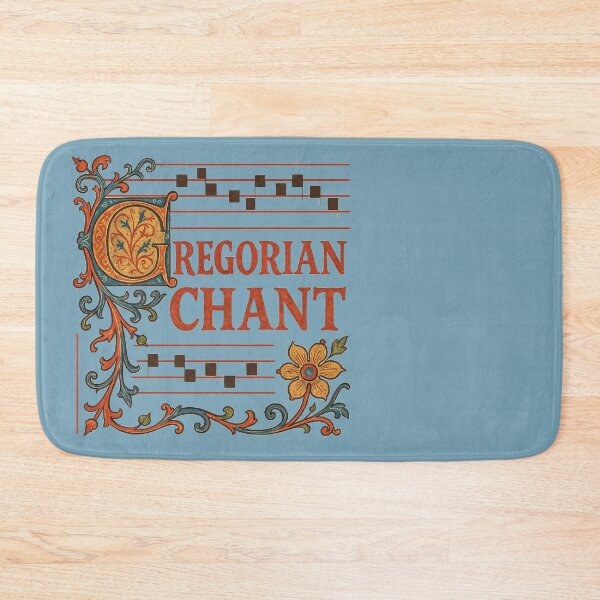 Item preview, Medieval Gregorian Chant Manuscript -g Illuminated Sacred Music Sheet with Ornate Gothic Letterin" designed and sold by freackly.