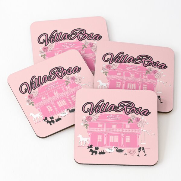 Item preview, Villa Rosa | Diamonds, Rosé & Beverly Hills Fantasy Print designed and sold by Parasocialite.