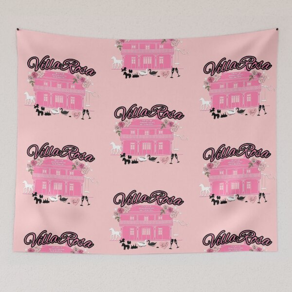 Item preview, Villa Rosa | Diamonds, Rosé & Beverly Hills Fantasy Print designed and sold by Parasocialite.