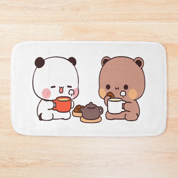 Item preview, Bubu Dudu Drinking Tea Together Panda And Brownie Bear True Love Couple 2026 designed and sold by OceanLiveArts.