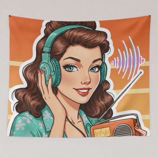 Item preview, Radar Romance Vintage Love designed and sold by JonelleTshirts.