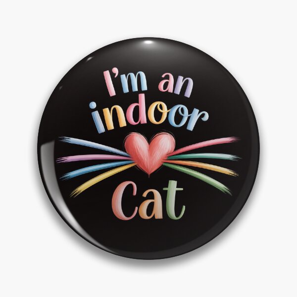 Item preview, I'm an Indoor Cat – Minimalist Nose & Whiskers Sketch designed and sold by Slavicsoul.