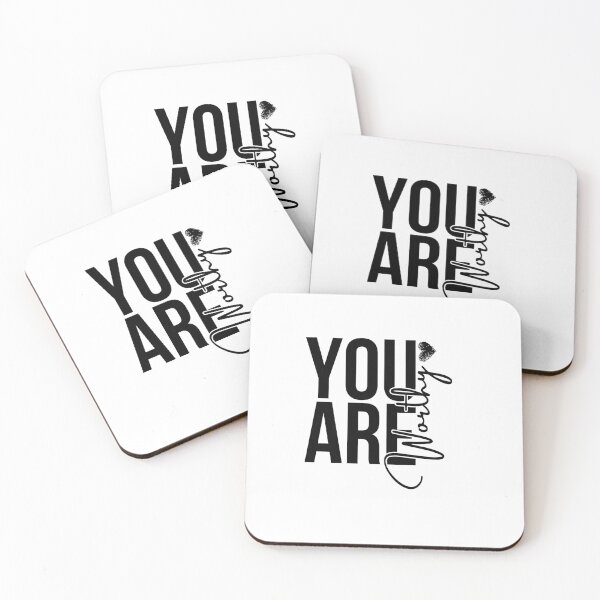Item preview, YOU ARE WORTHY HEART INSPIRATIONAL PRINT designed and sold by CholarCrafts.