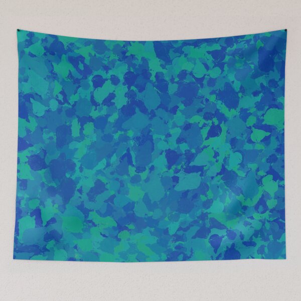 Item preview, Blue Green Dorm Stuff designed and sold by BleuAbstracts.