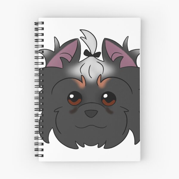 Item preview, Black Yorkie Brown Brows White Forehead Tear Stains designed and sold by OliRoseArt.