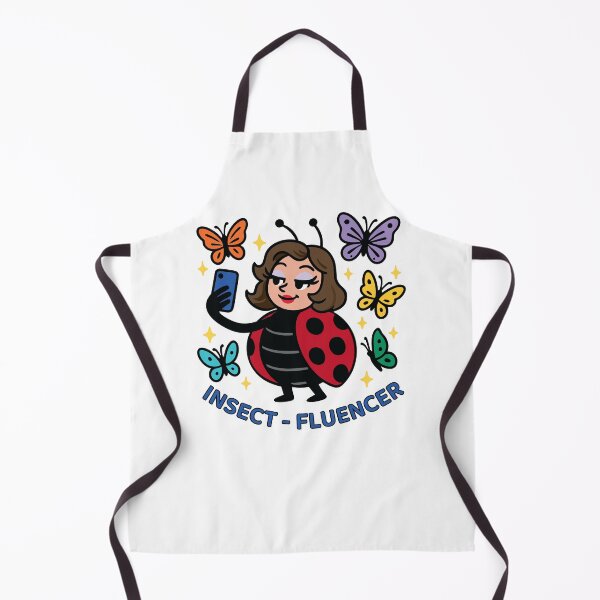 Item preview, Insect - fluencer – Glam Ladybug with Butterfly Followers | Insect Memes and Bug Humor designed and sold by LadyInEverGreen.