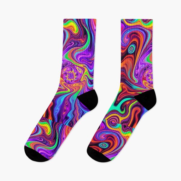 Item preview, Spinning Form with Vivid Psychedelic Tones designed and sold by HLPsychDesigns.