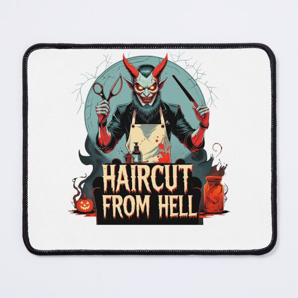 Item preview, Haircut From Hell Halloween Scary Haircut Barber Hair Stylist designed and sold by ILLdex.